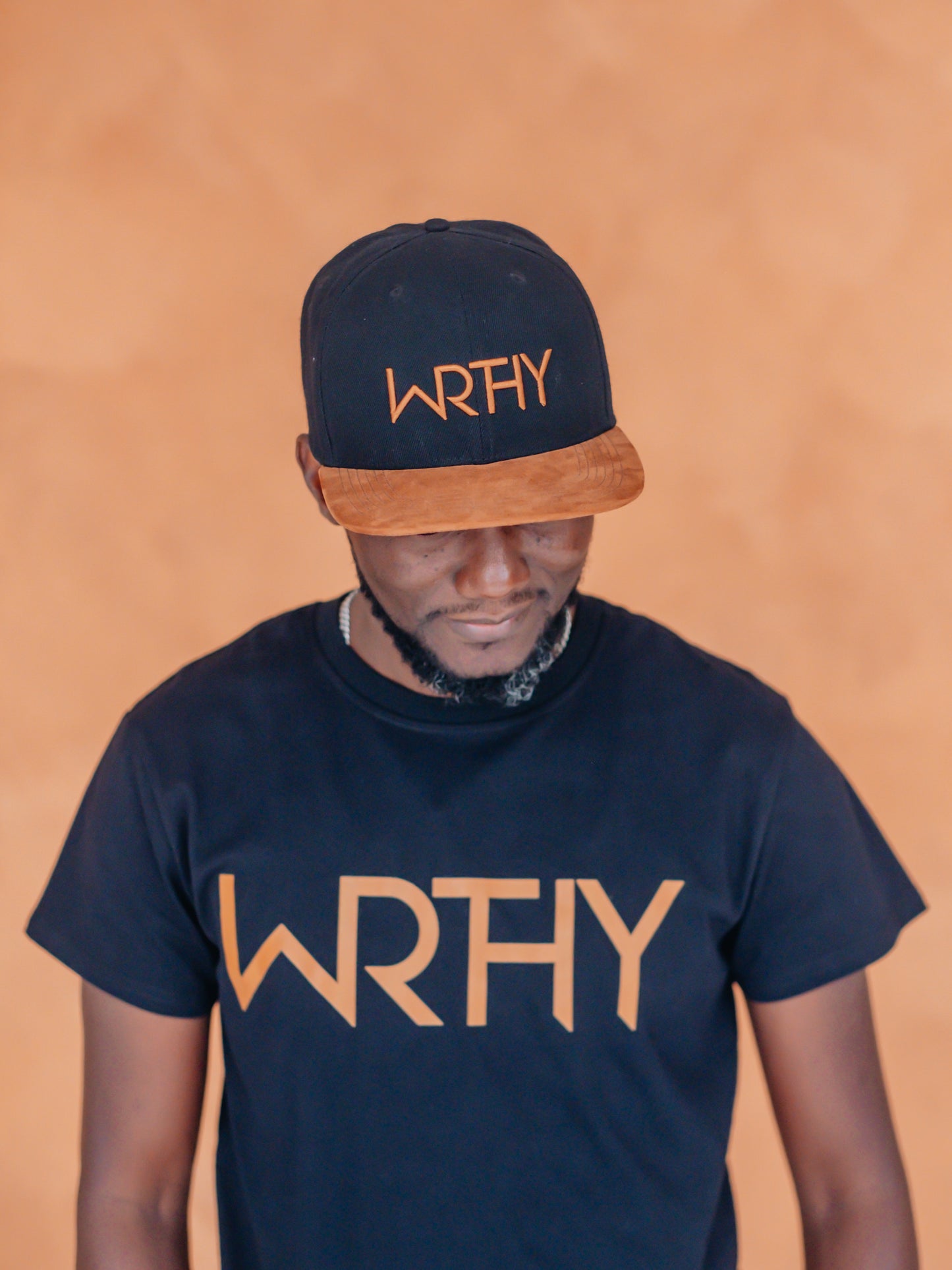 WRTHY Devotional Lifestyle Black Curved Hem T-shirt Devotional Lifestyle