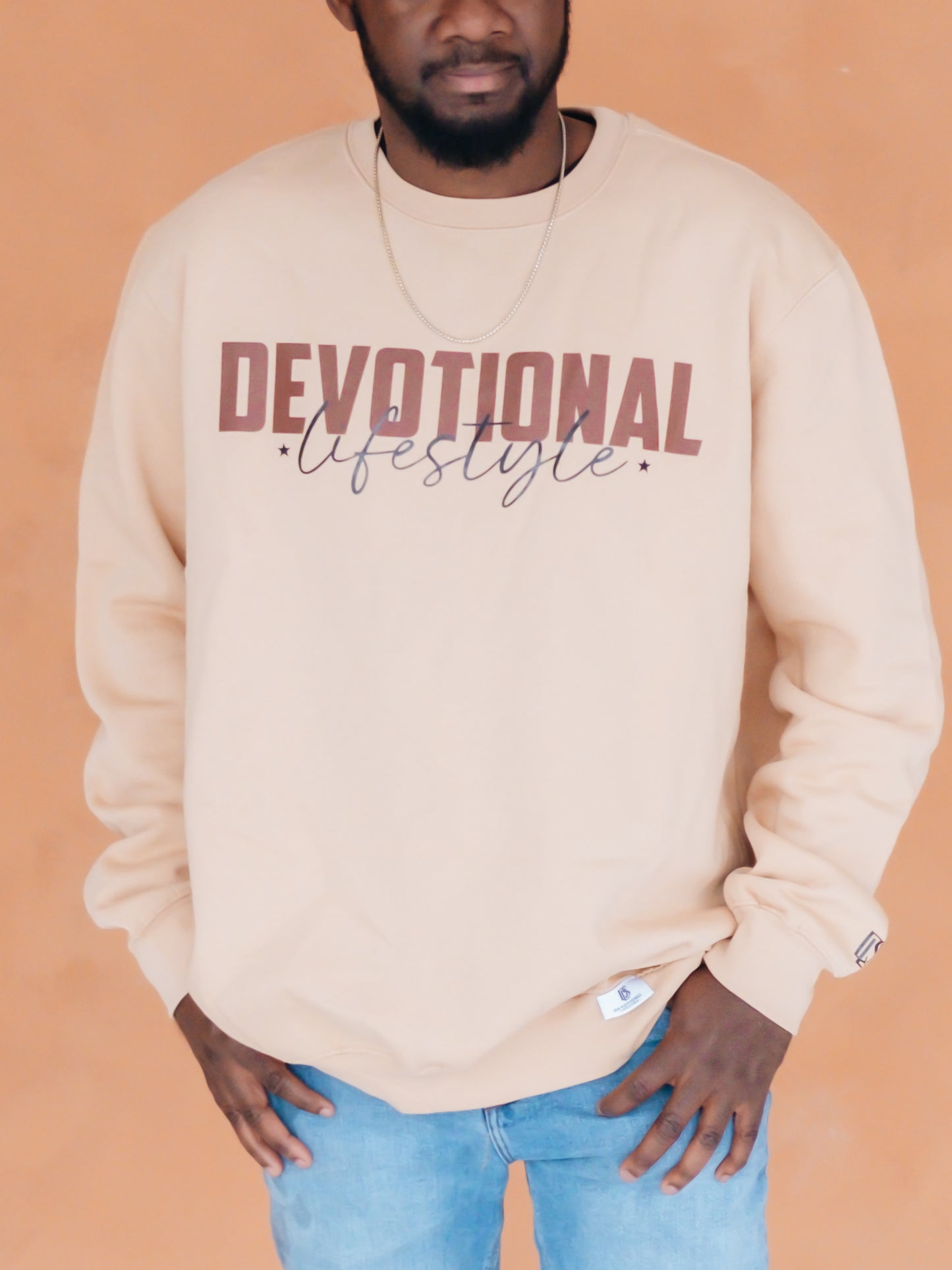 Devotional Lifestyle Tan Sweatshirt Devotional Lifestyle