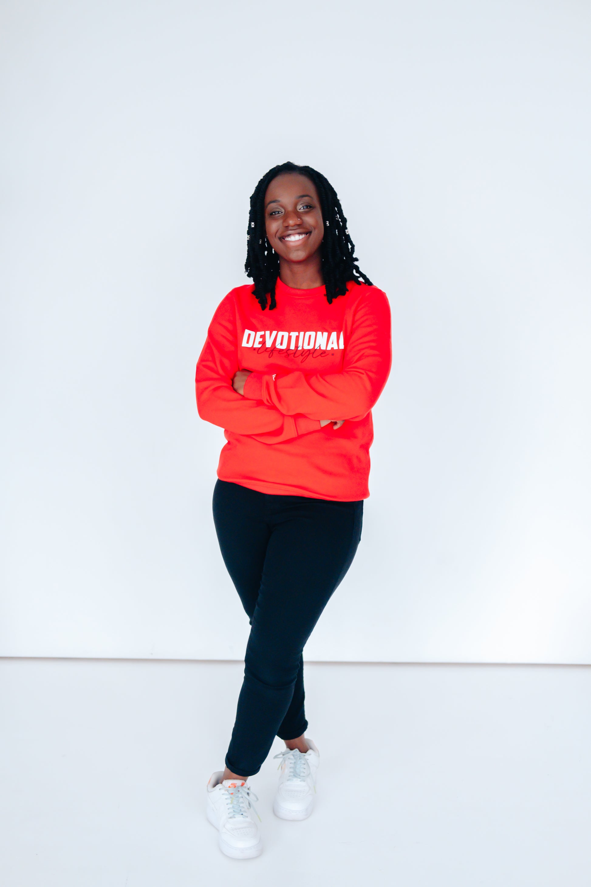 Devotional Lifestyle Red Sweatshirt Devotional Lifestyle