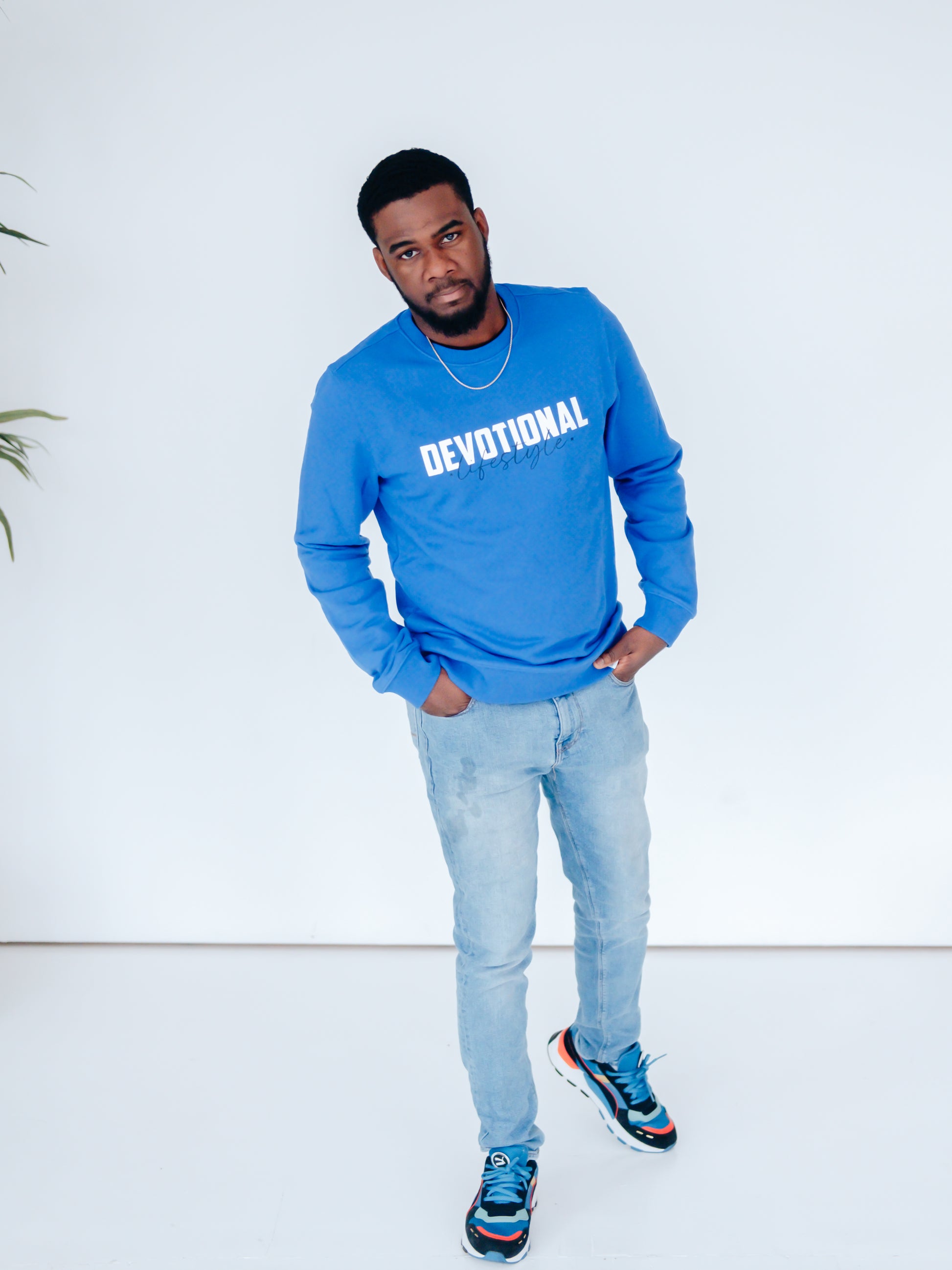 Devotional Lifestyle Blue Sweatshirt Devotionals Lifestyle