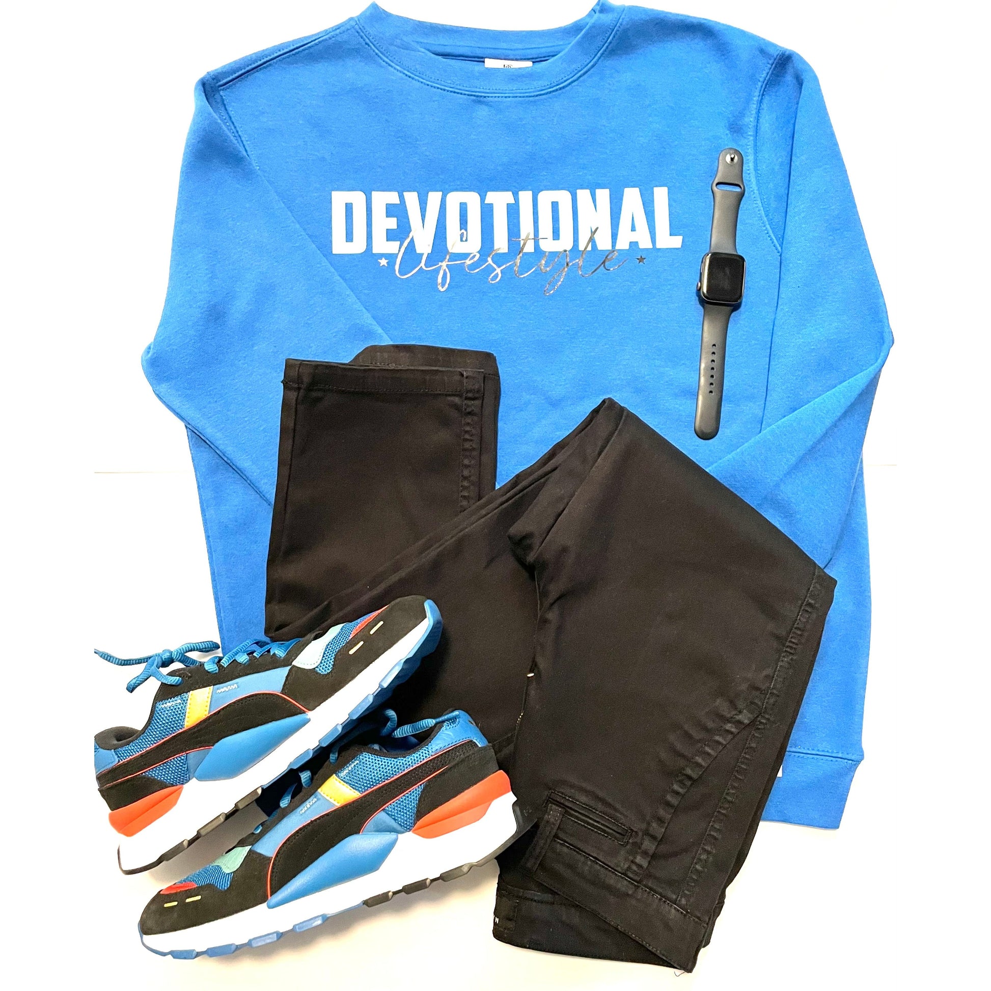 Devotional Lifestyle Blue Sweatshirt - Devotionals Lifestyle