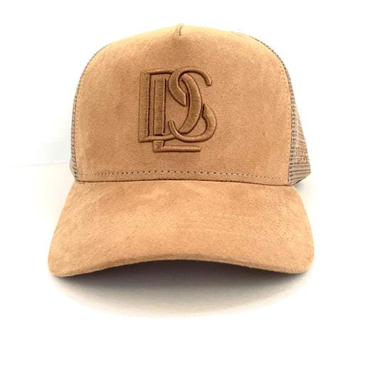 Devotional Lifestyle Carmel Trucker Hat Suede Mesh