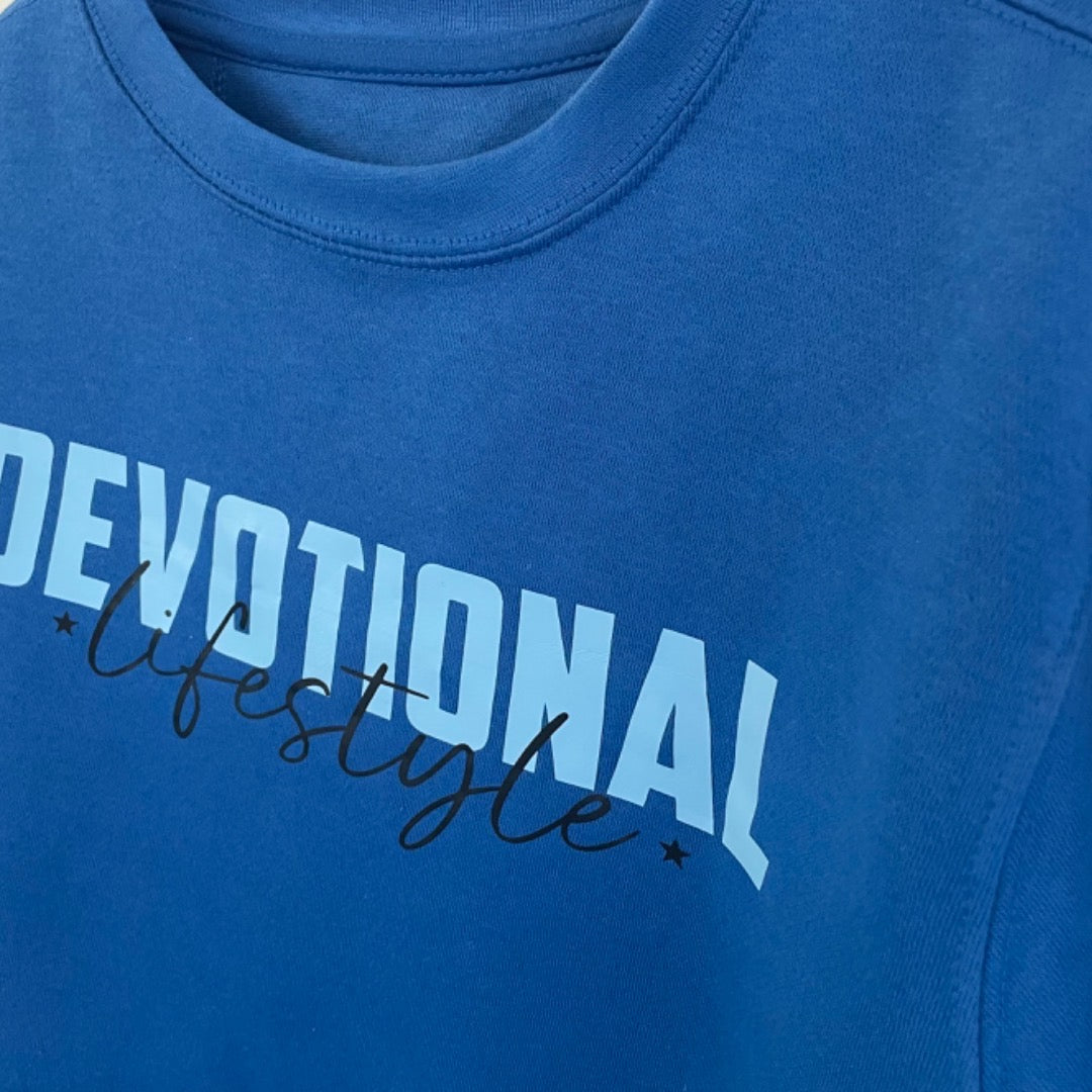 Devotional Lifestyle Blue Sweatshirt - Devotionals Lifestyle