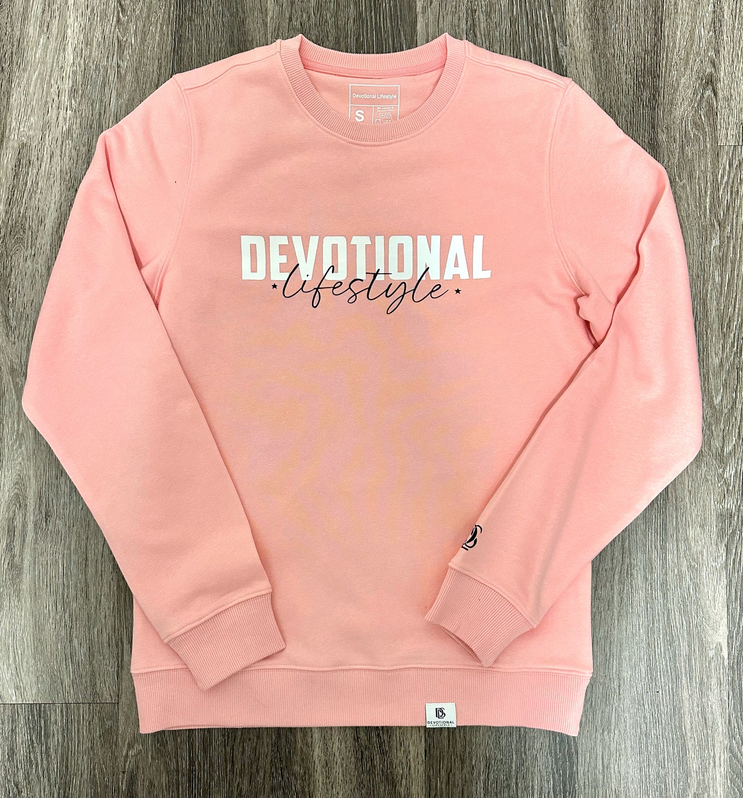 Devotional Lifestyle Pink Sweatshirt Devotional Lifestyle