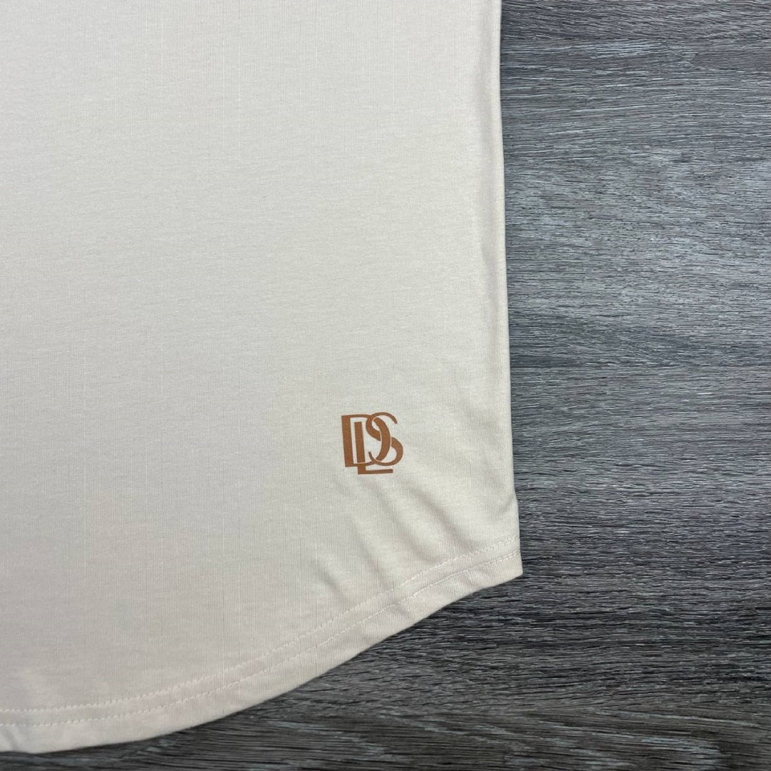 Devotional Lifestyle Light Apricot Curved Hem T-shirt Devotionals Lifestyle